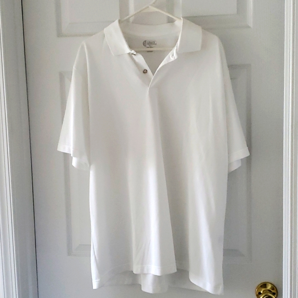 Izod X-treme Function men's golf shirt. XL. White